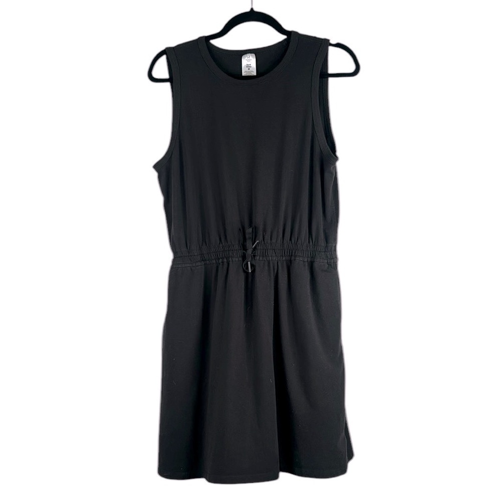 Member's Mark Black Front Tie Short Sleeveless Tank‎ Top Dress Size Medium